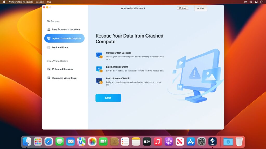 Wondershare Recoverit MacOS Download